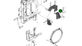 Защитный кожух 20Y-03-46321 Komatsu