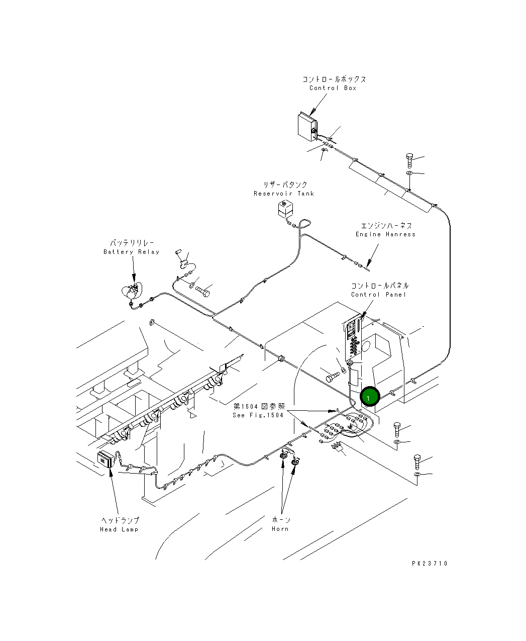 Жгут проводов 8232-06-1120 Komatsu