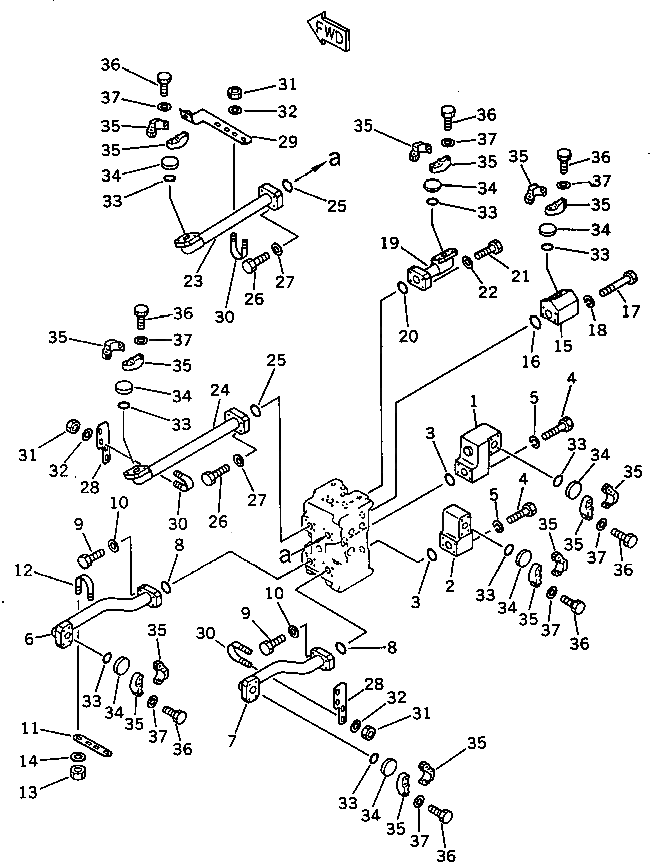 Пластина 195-78-72340 Komatsu