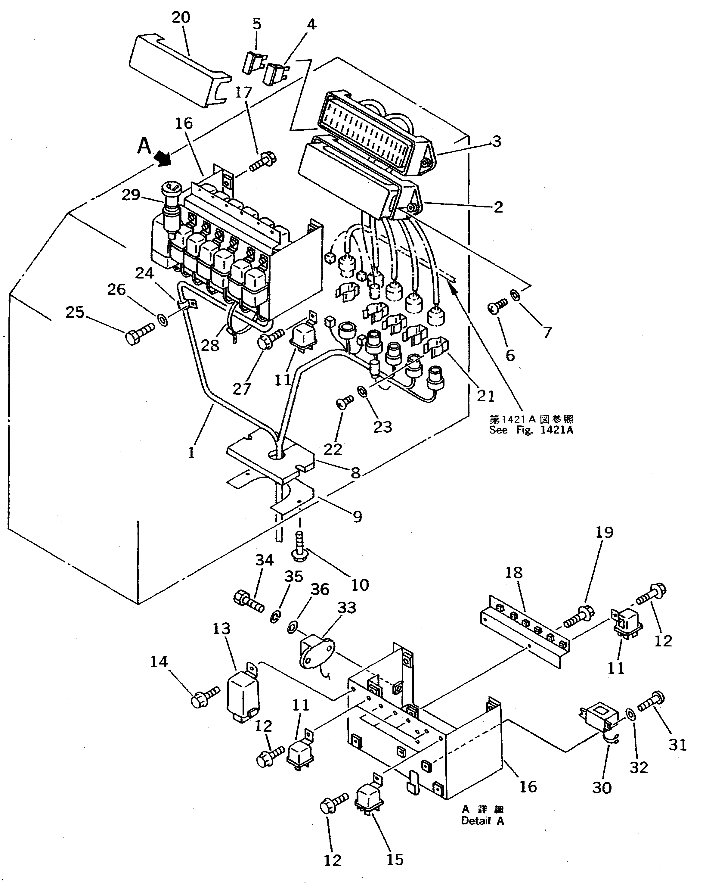 Жгут проводов 427-06-12915 Komatsu