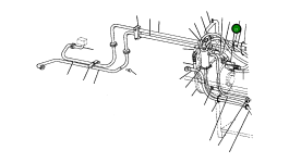 Блок, адаптер 1136 684 C2 Komatsu