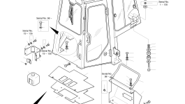 Кабина 5622-1302A Komatsu