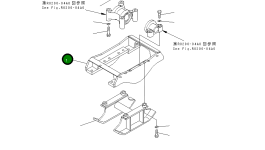 Балансирная тележка 13S-30-12111 Komatsu