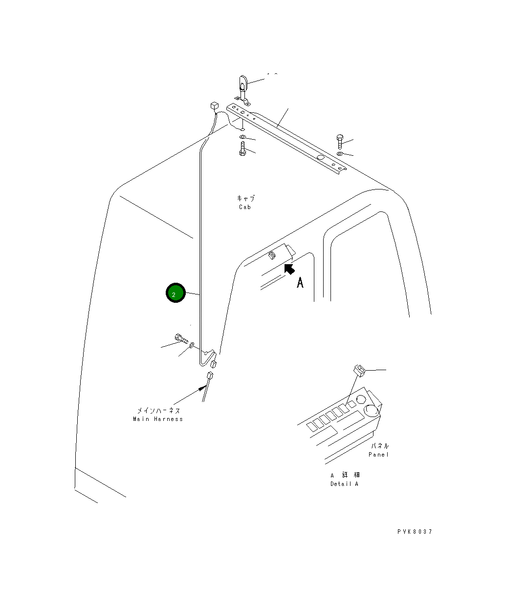 Жгут проводов 20E-06-K1661 Komatsu