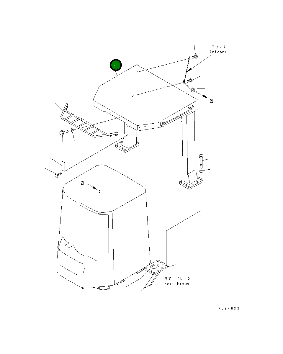 ROPS (защитная рама) 425-921-2410 Komatsu