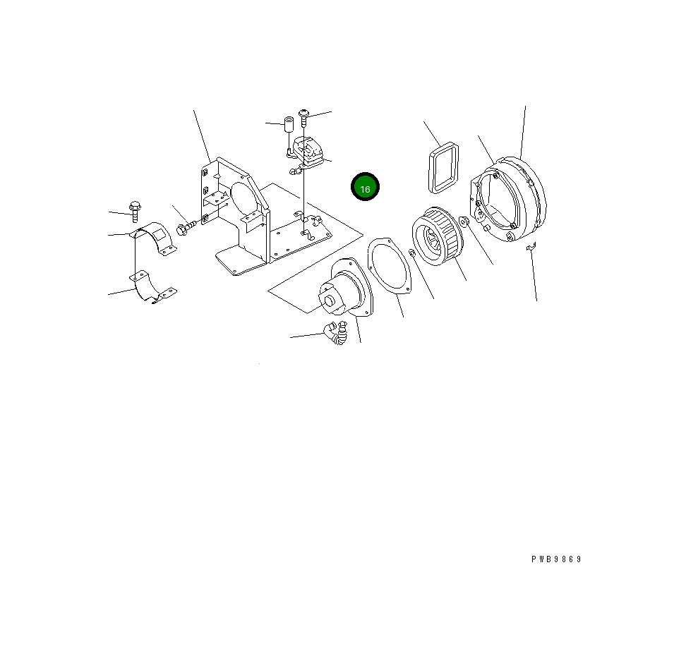 Двигатель 20Y-979-2940 Komatsu