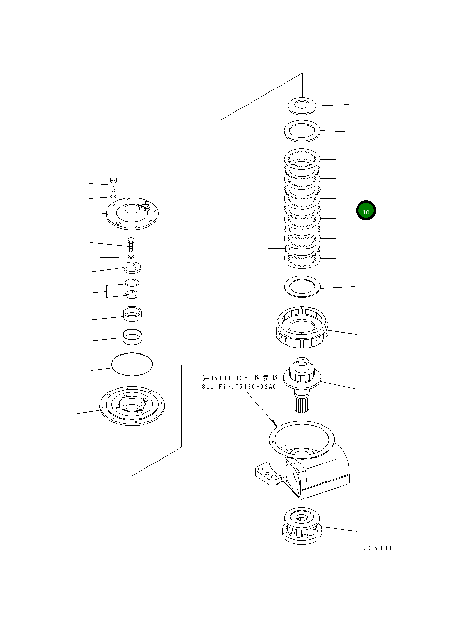 Диск 235-70-45420 Komatsu