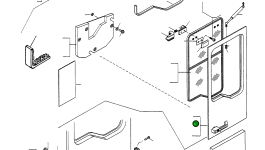 Дверь 421-56-H3650 Komatsu