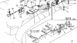 Жгут проводов 195-06-41190 Komatsu