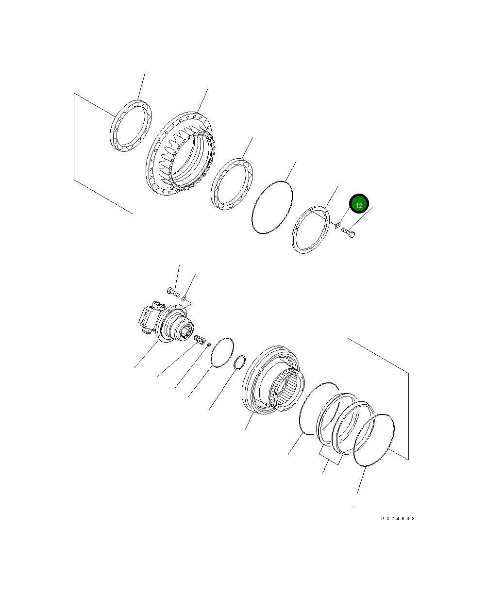 Замок 209-27-71291 Komatsu