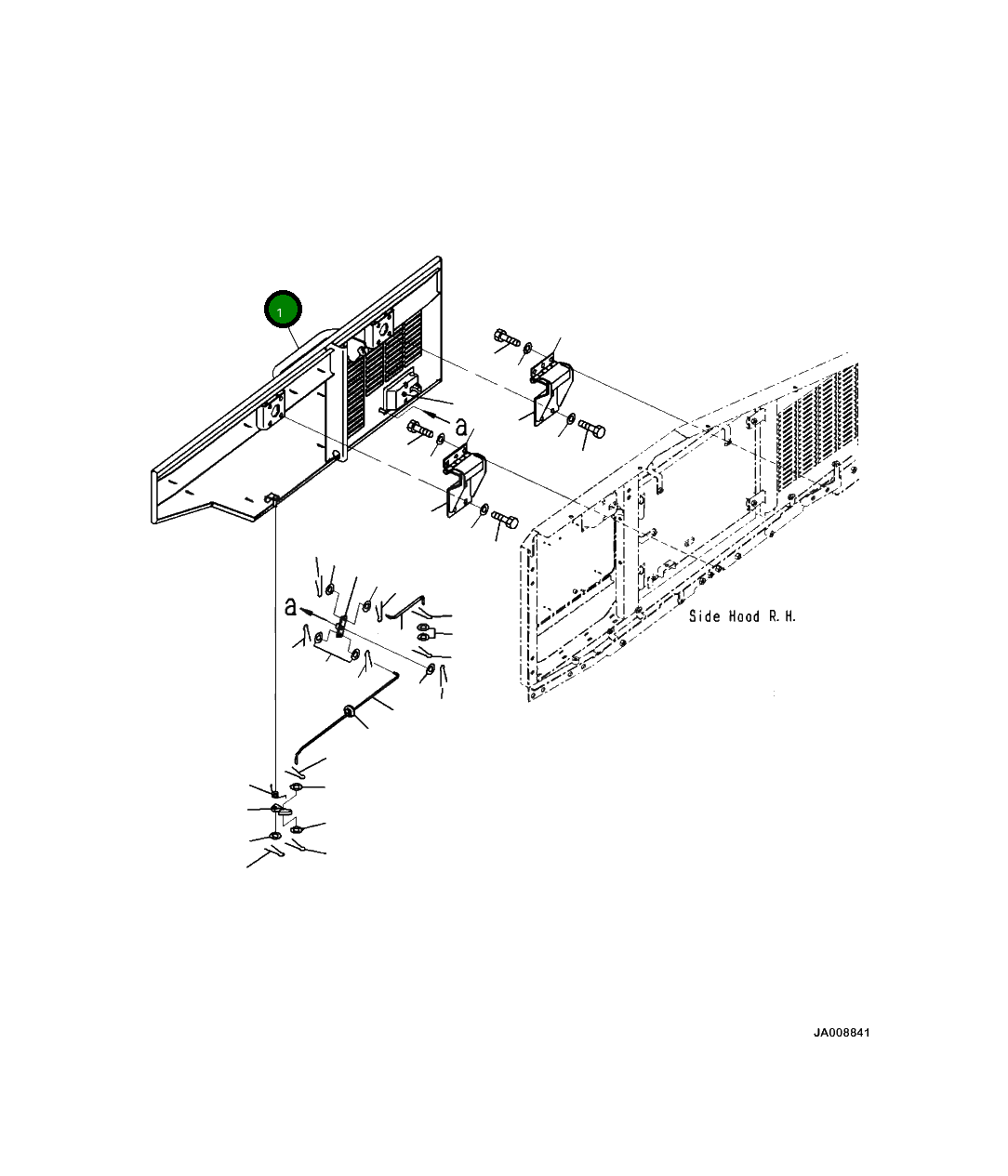Дверь 425-54-41250 Komatsu