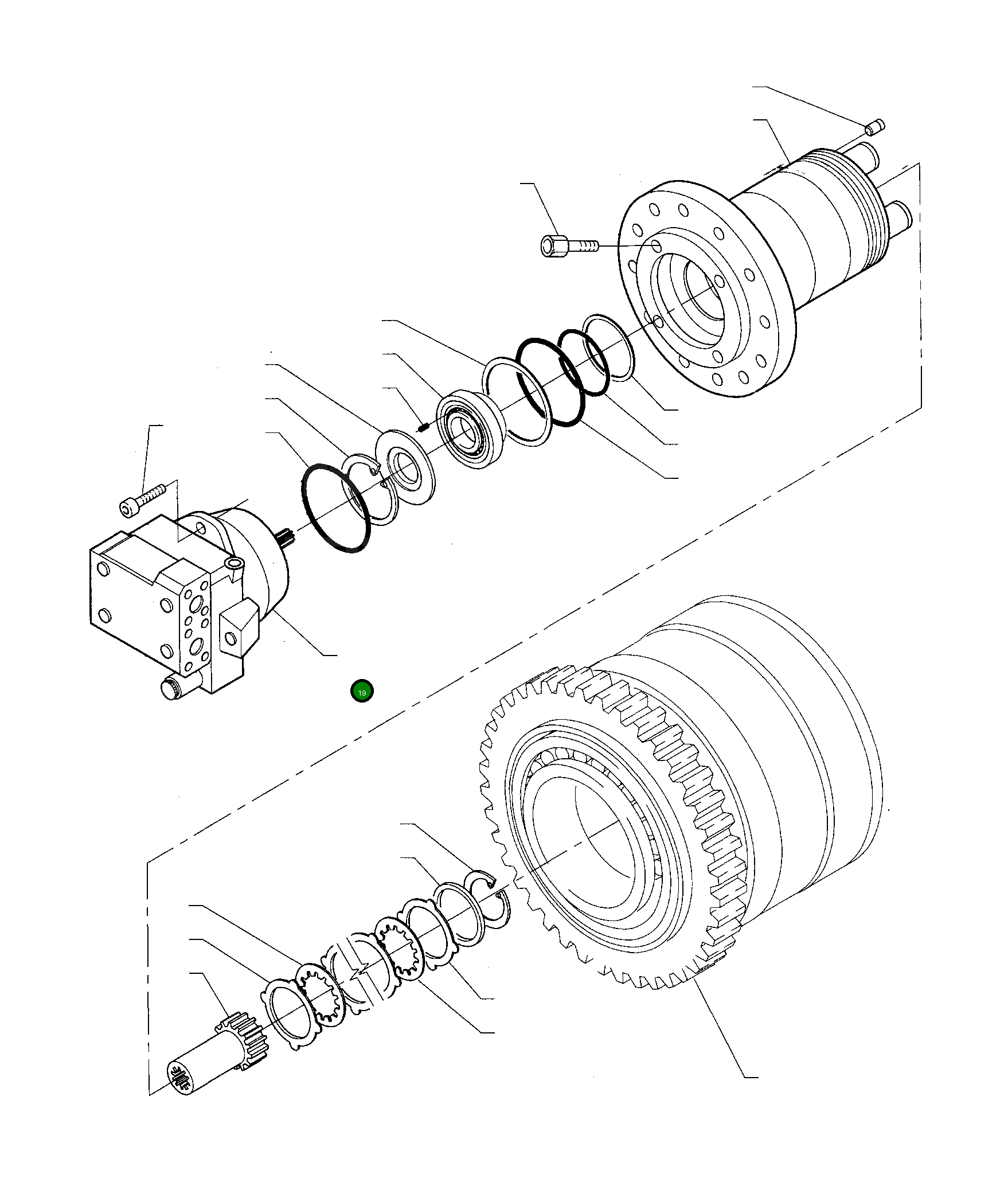 Гидромотор 842010098 Komatsu