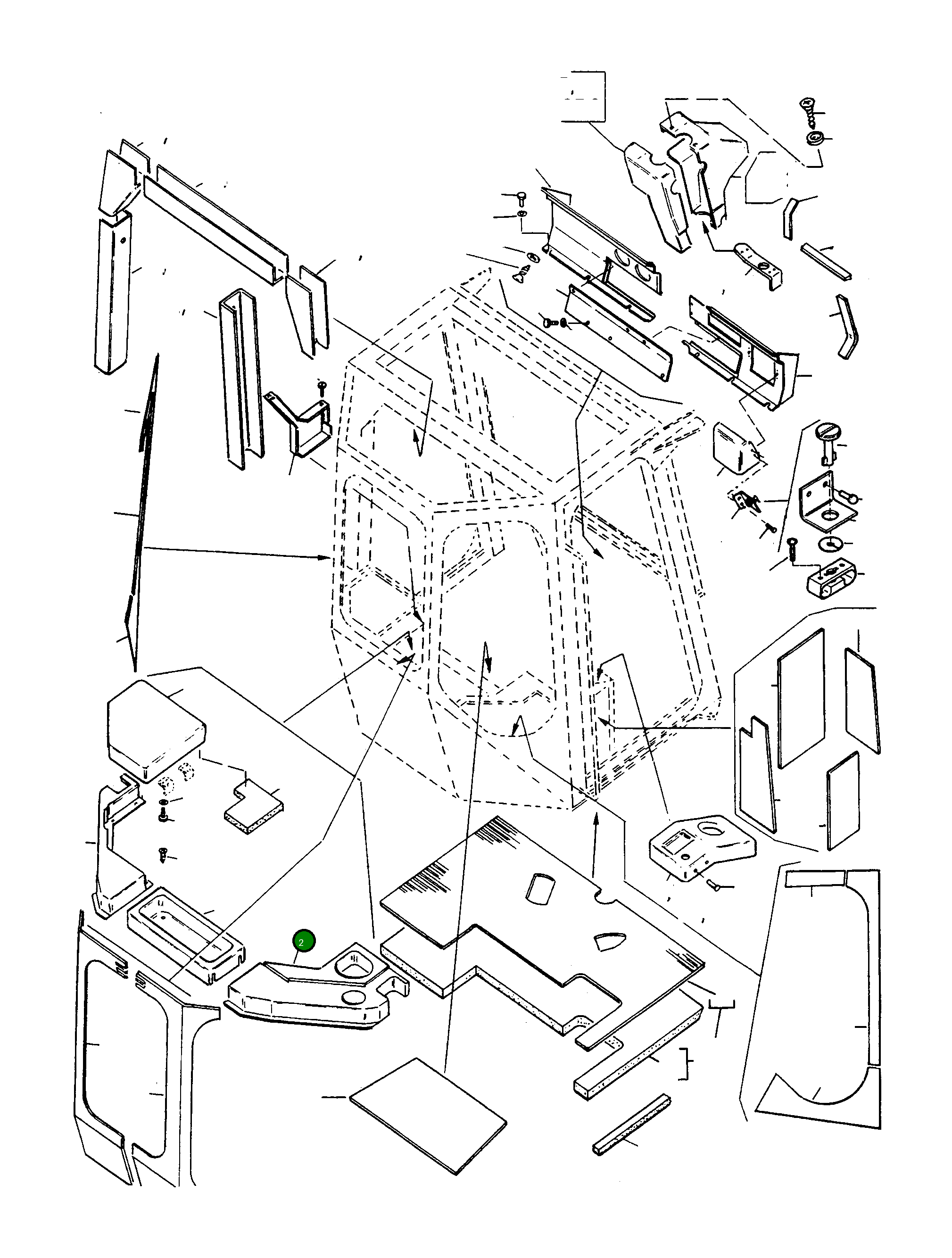 Депо 4201955M1 Komatsu