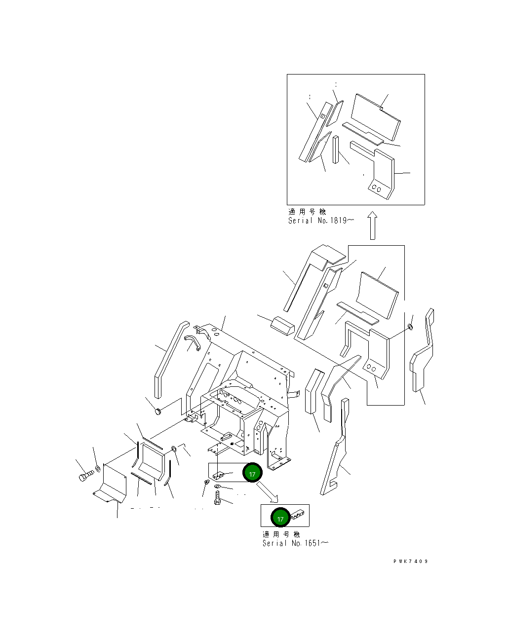 Блок 22F-979-1720 Komatsu