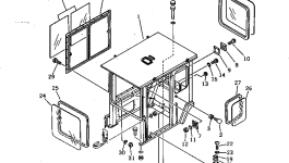 Рама 287-90-11310 Komatsu