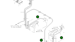Провод 23A-06-11210 Komatsu
