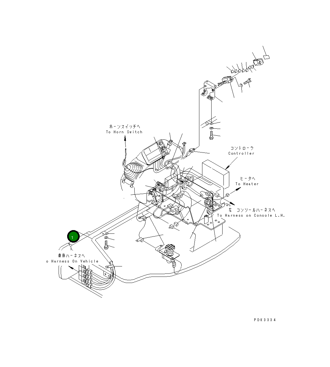 Жгут проводов 21W-06-31144 Komatsu