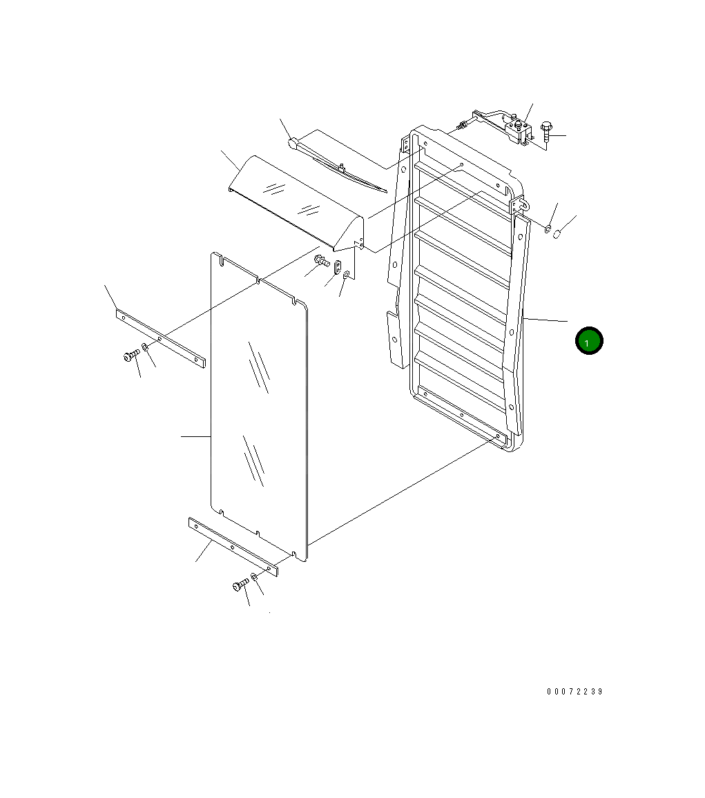Защитный кожух 207-54-A5920 Komatsu