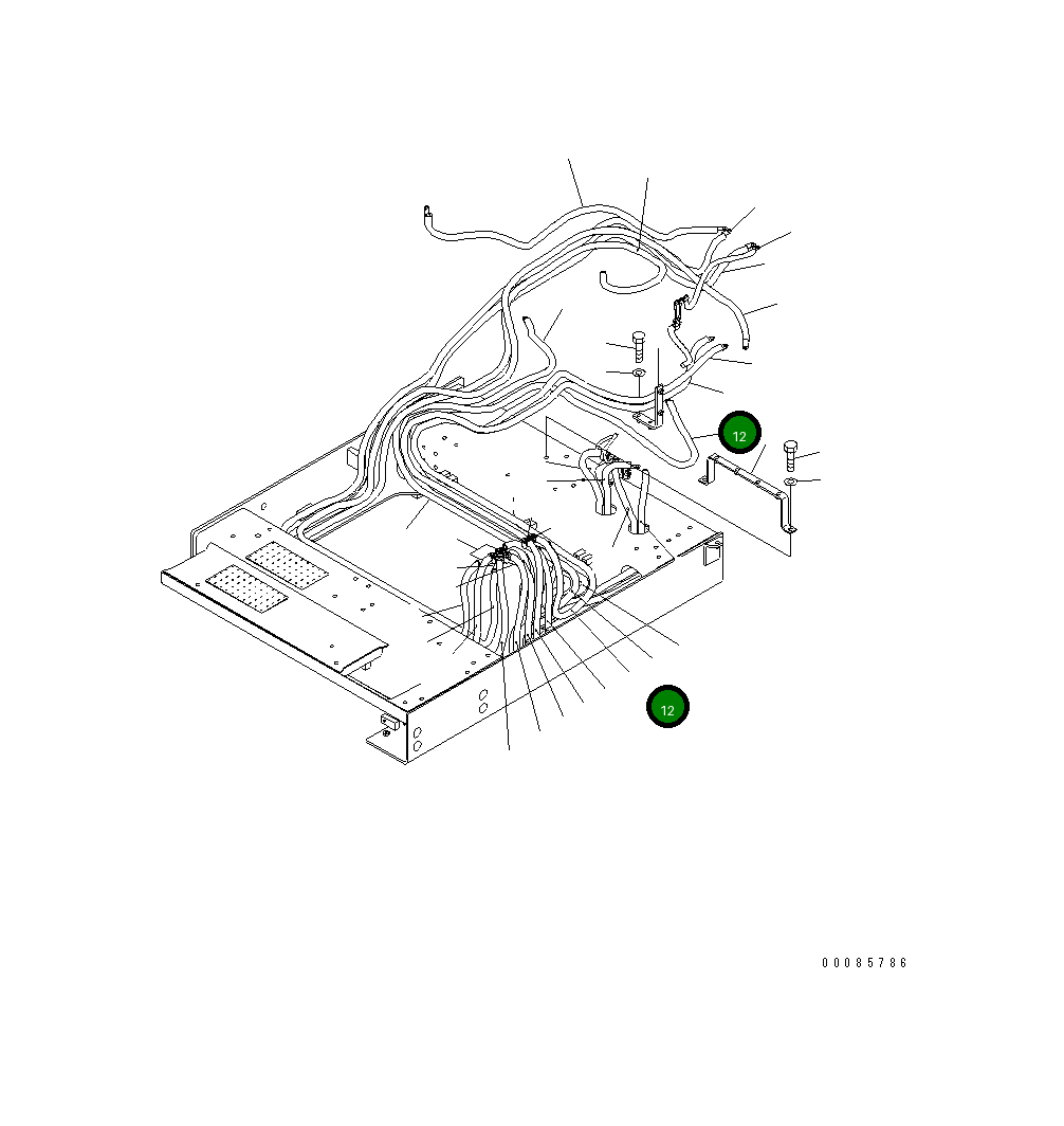 Кабель 21T-06-35162 Komatsu