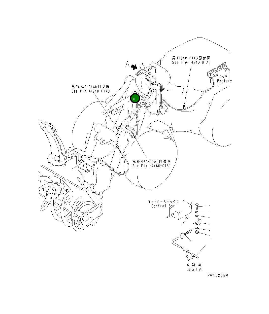 Жгут проводов 362-N30-4221 Komatsu