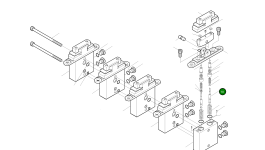Золотник 07000-11800 Komatsu