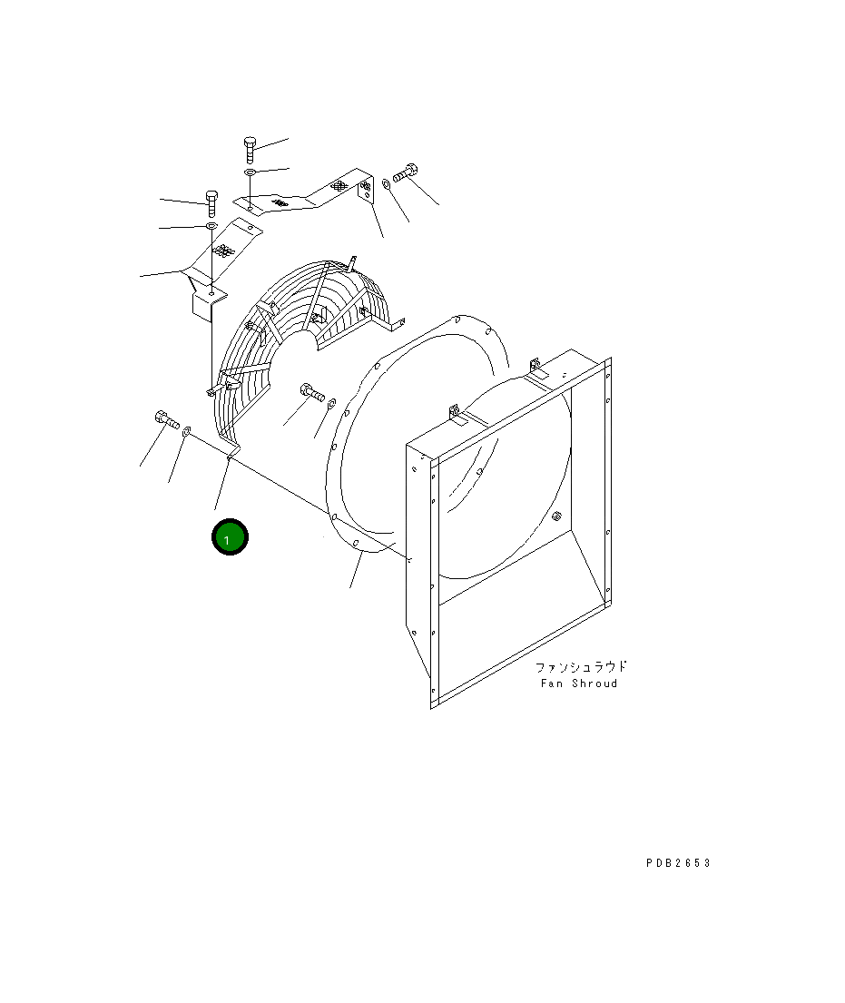 Защитный кожух 20Y-03-K1170 Komatsu