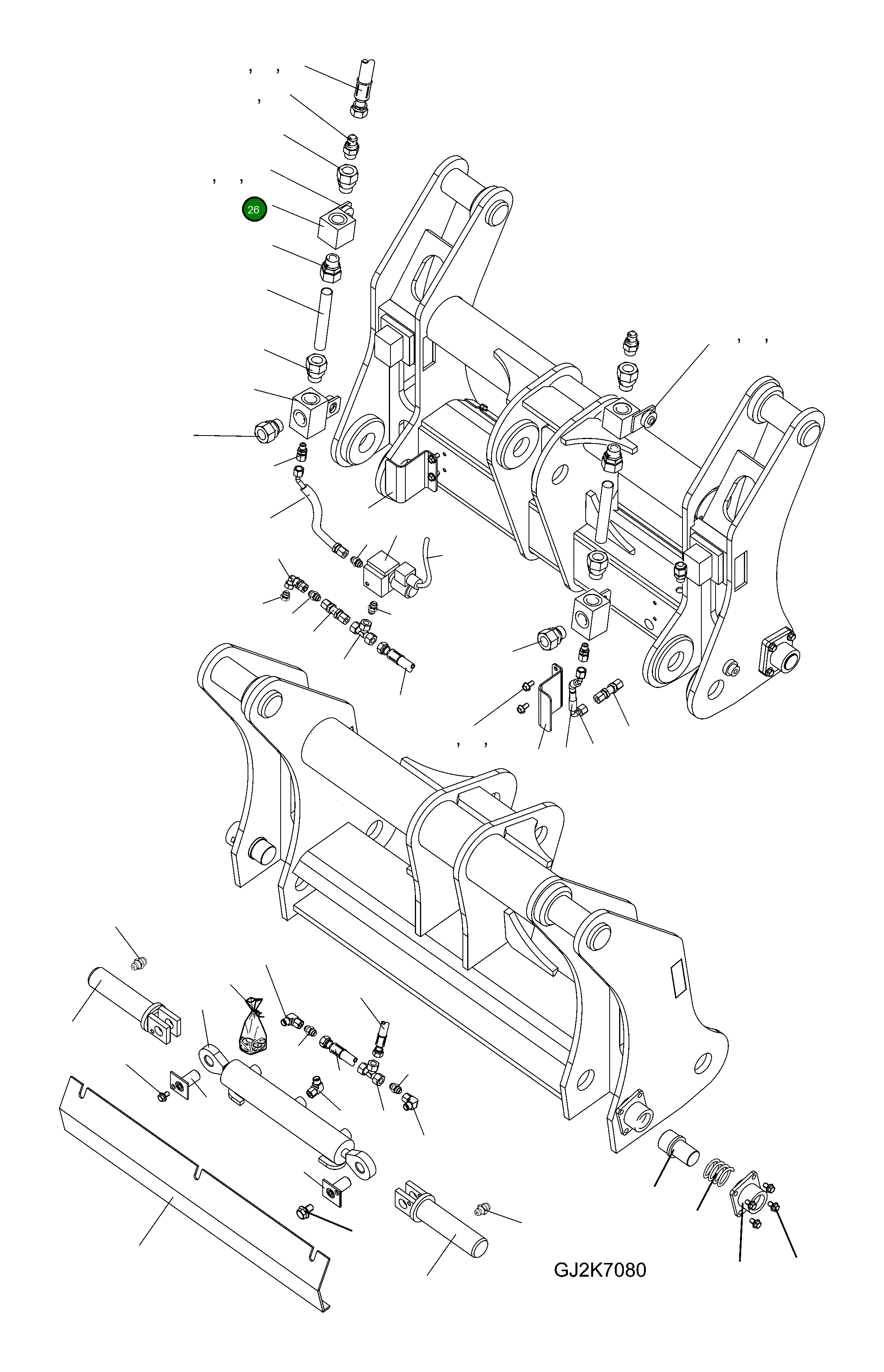 Блок 417-71-H0P45 Komatsu