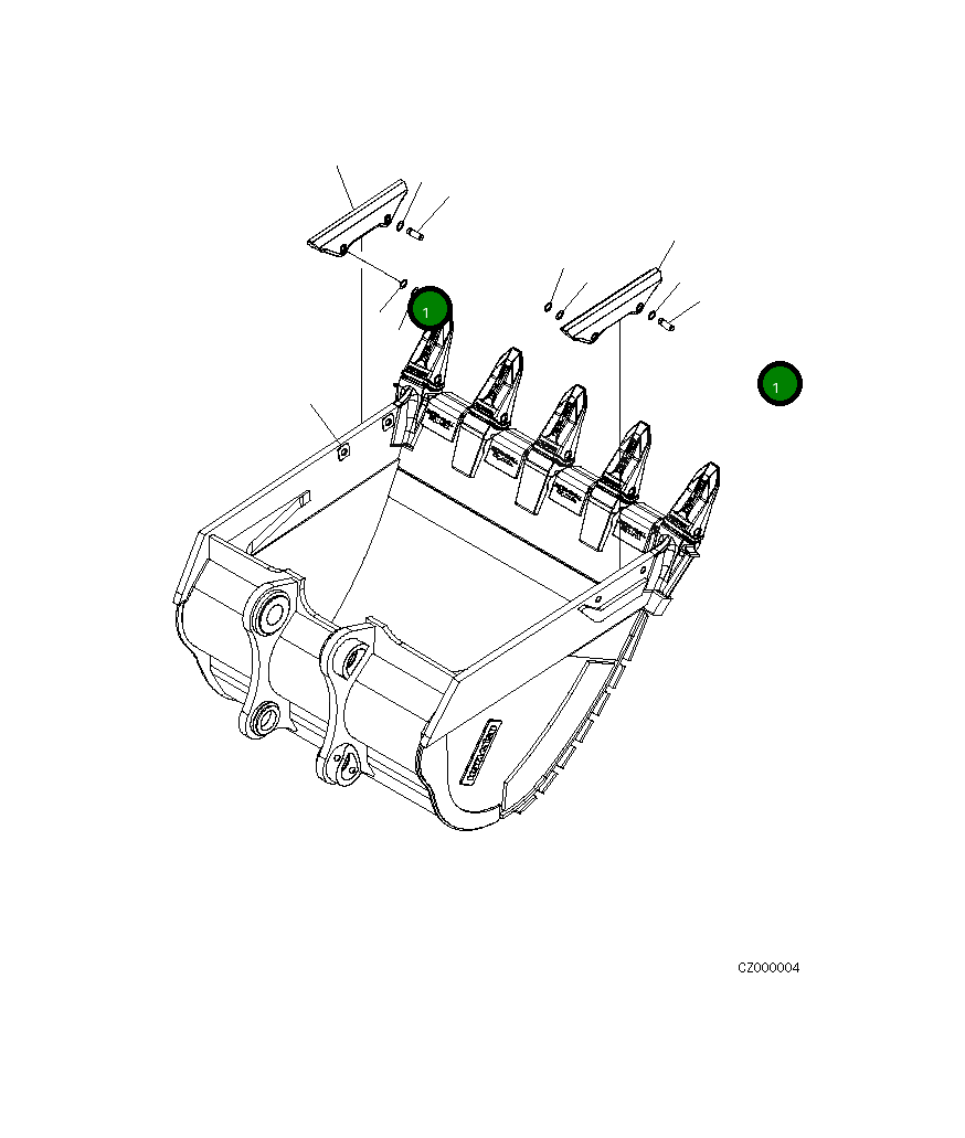 Защитный кожух 77B-934-71A0 Komatsu