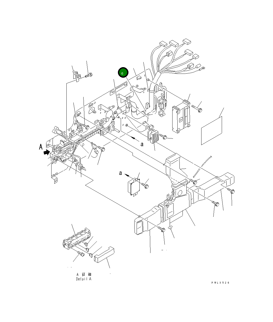 Жгут проводов 21M-06-13120 Komatsu