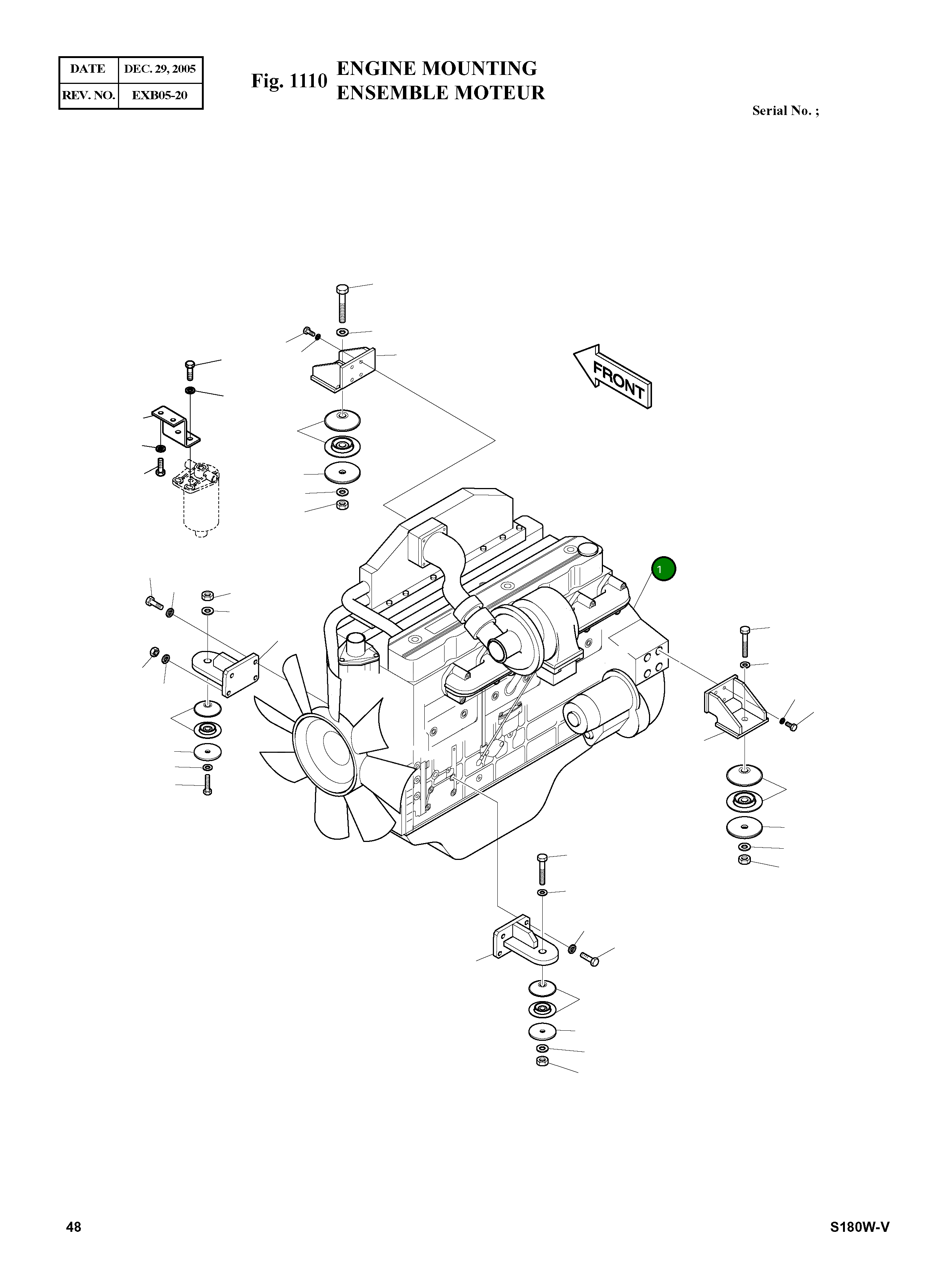 Двигатель 201-00169 Komatsu