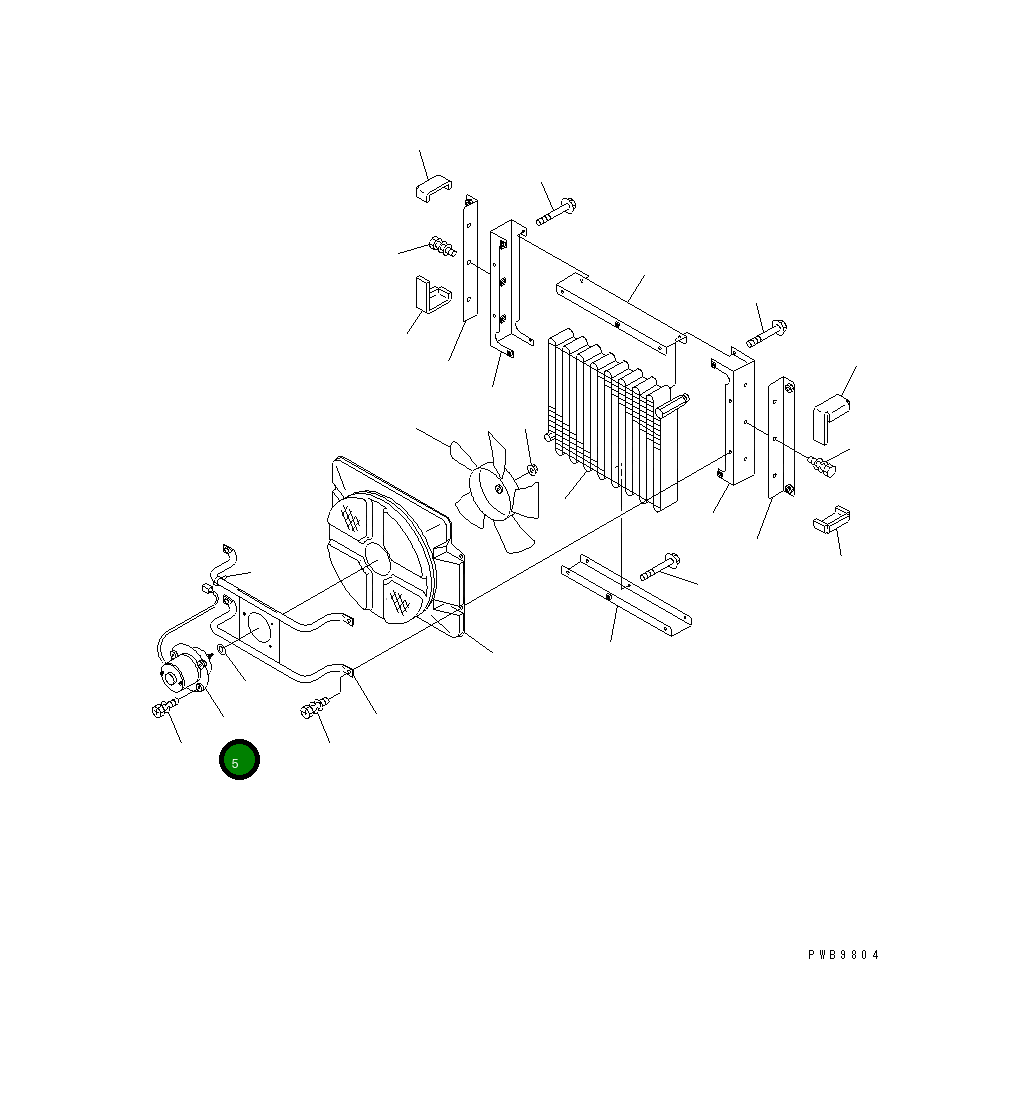 Двигатель TW503718-1310 Komatsu
