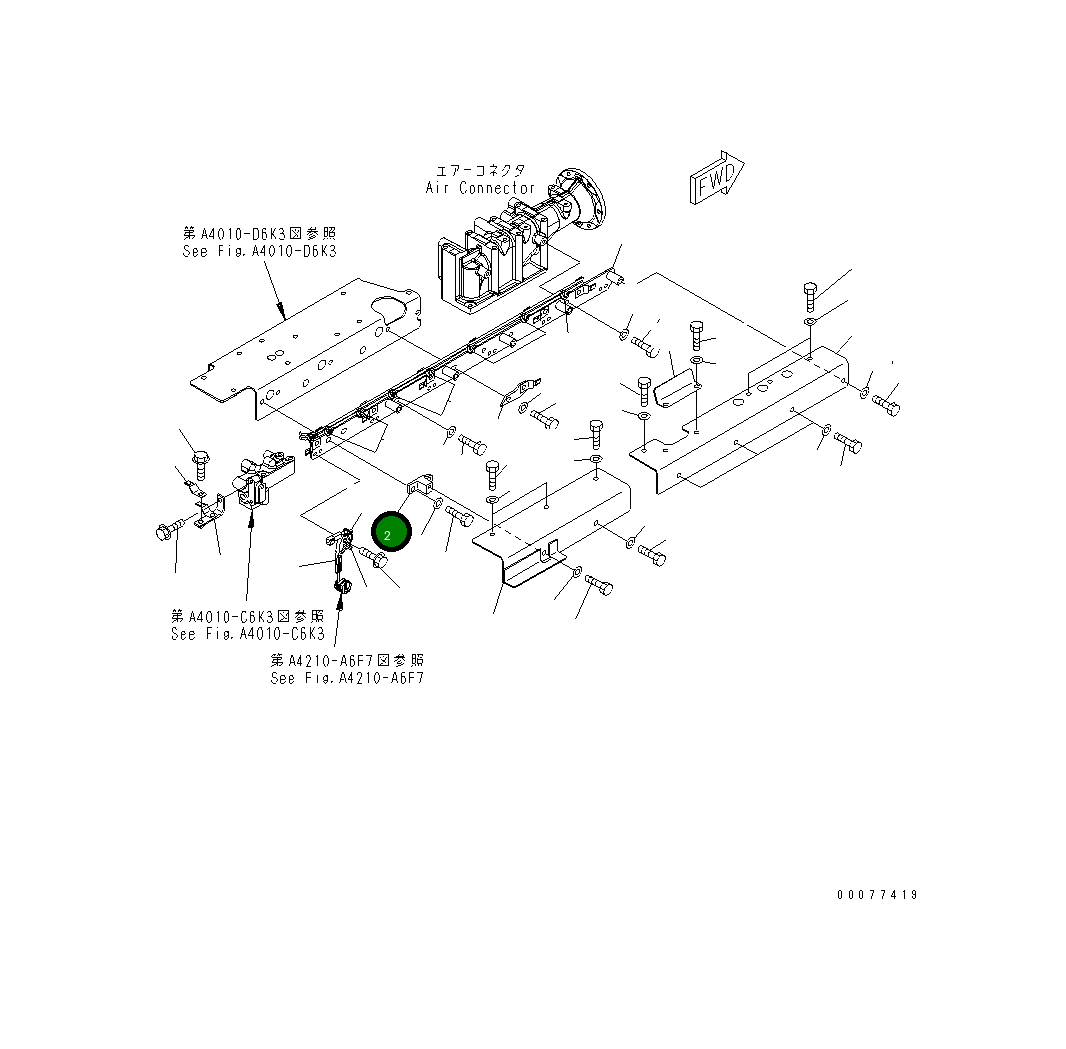 Блок 6245-81-5250 Komatsu