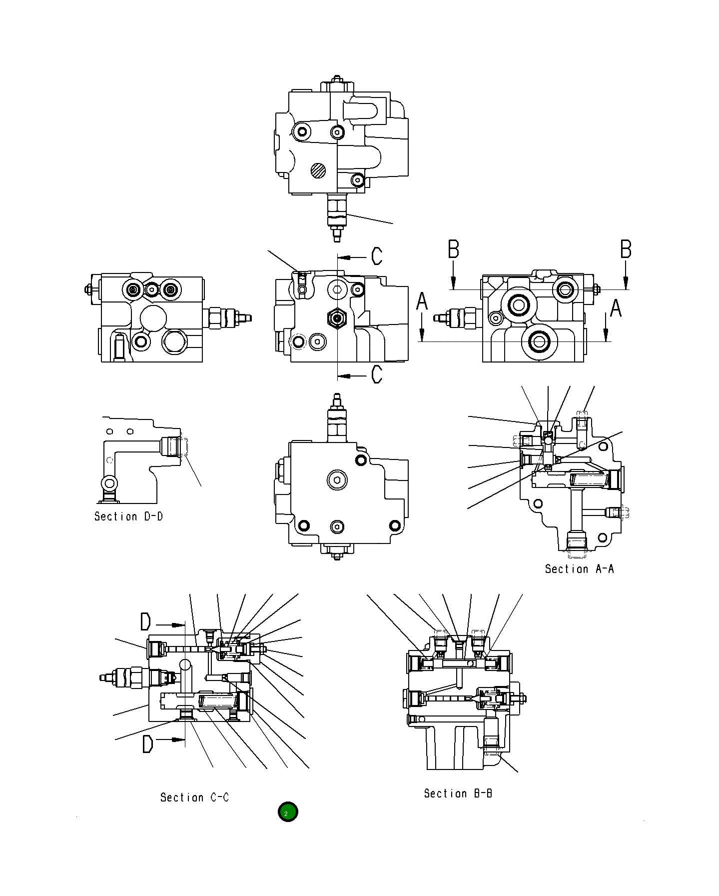 Золотник XK26-2744-1180 Komatsu