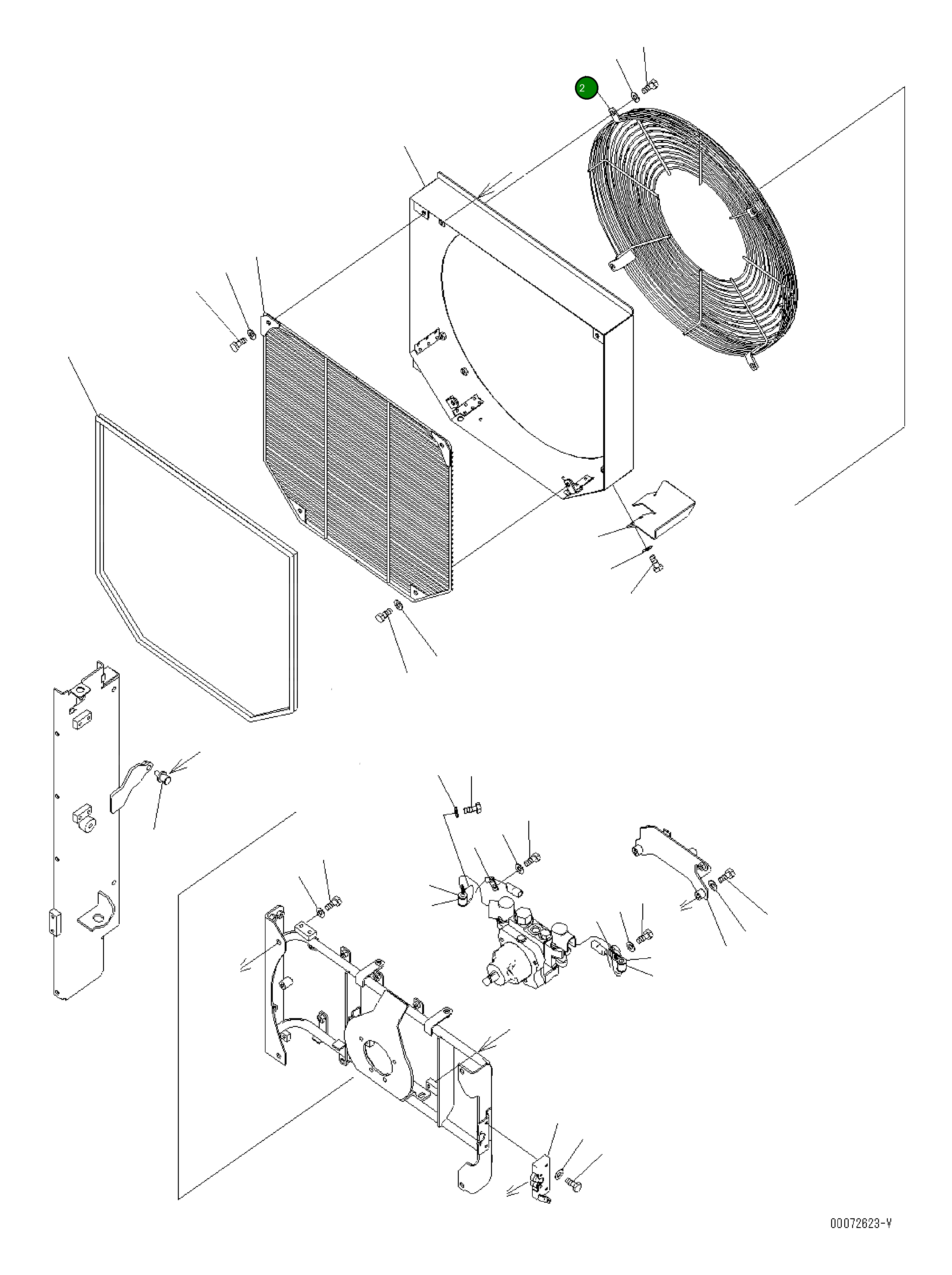 Защитный кожух 419-03-48673 Komatsu