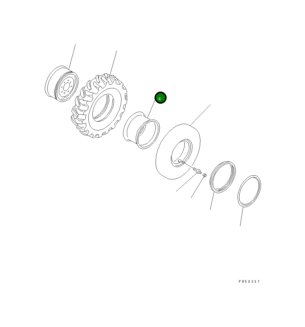 Заслонка 233-830-2130 Komatsu