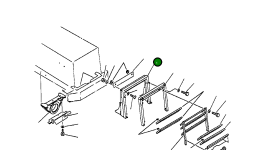 Защитный кожух 425-Z90-1111 Komatsu