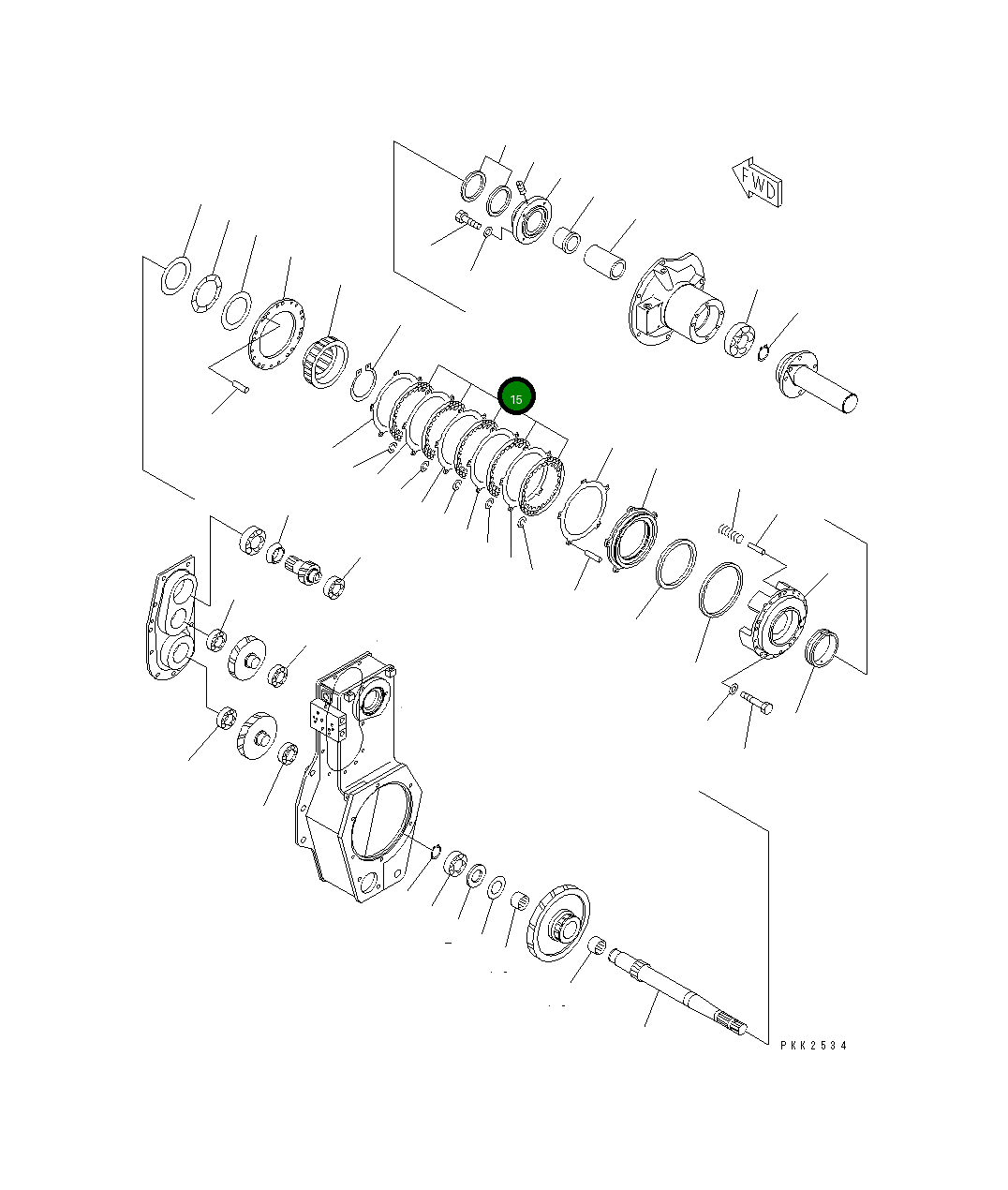 Диск 103-15-32711 Komatsu