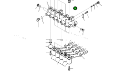 Золотник NY1620710300 Komatsu