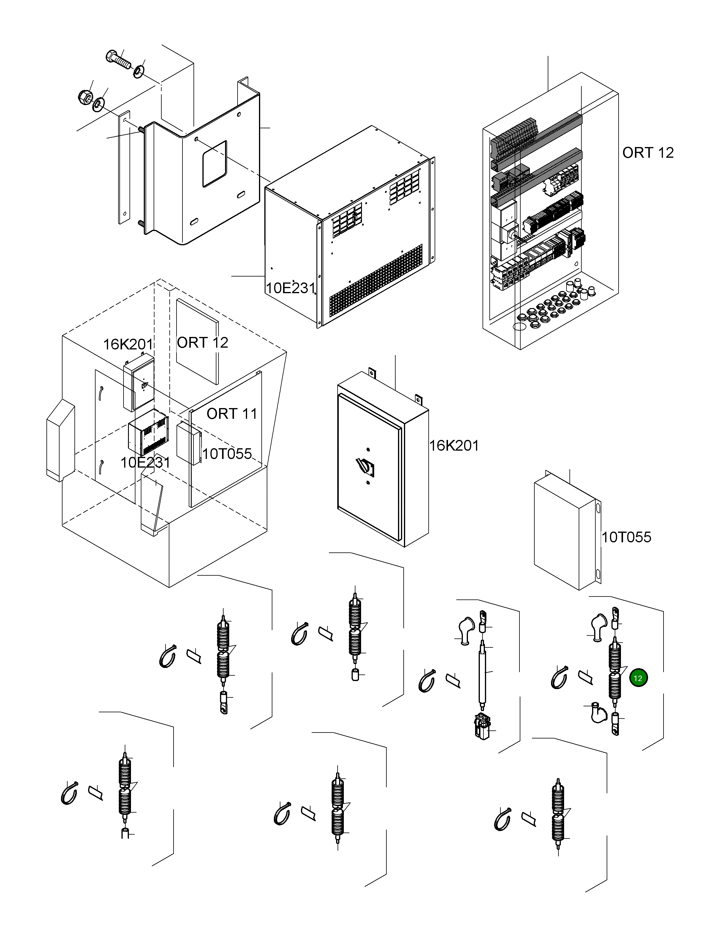 Защитный шланг кабеля DN 23 907 180 40 Komatsu