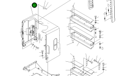 Защитный кожух 428-Z84-3881 Komatsu