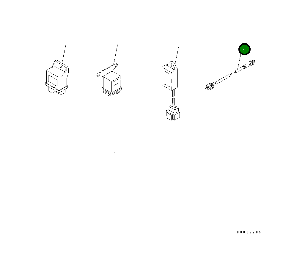 Кабель YM129044-91140 Komatsu