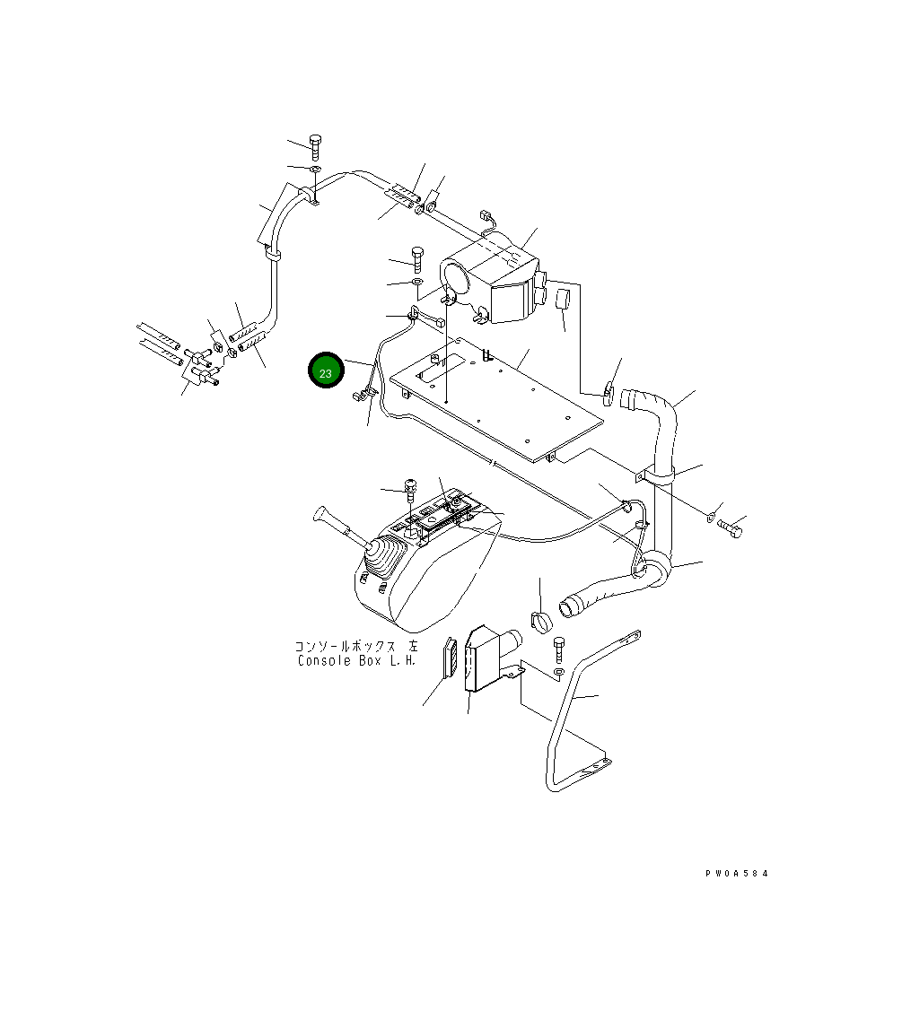 Жгут проводов 21J-977-1440 Komatsu