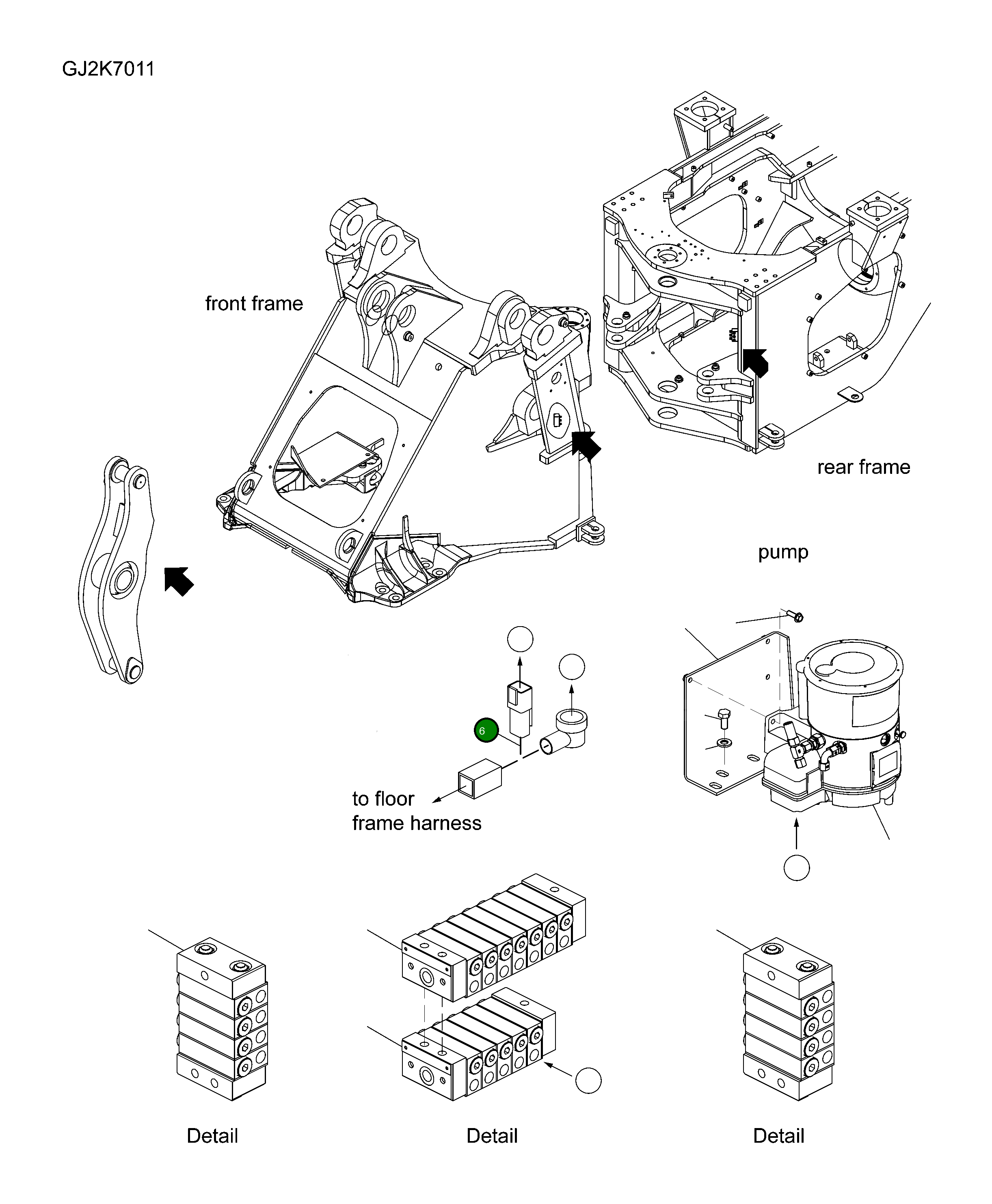 Жгут проводов 423-06-H2662 Komatsu