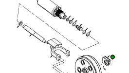 Блок направляющий, левый 707 955 C1 Komatsu