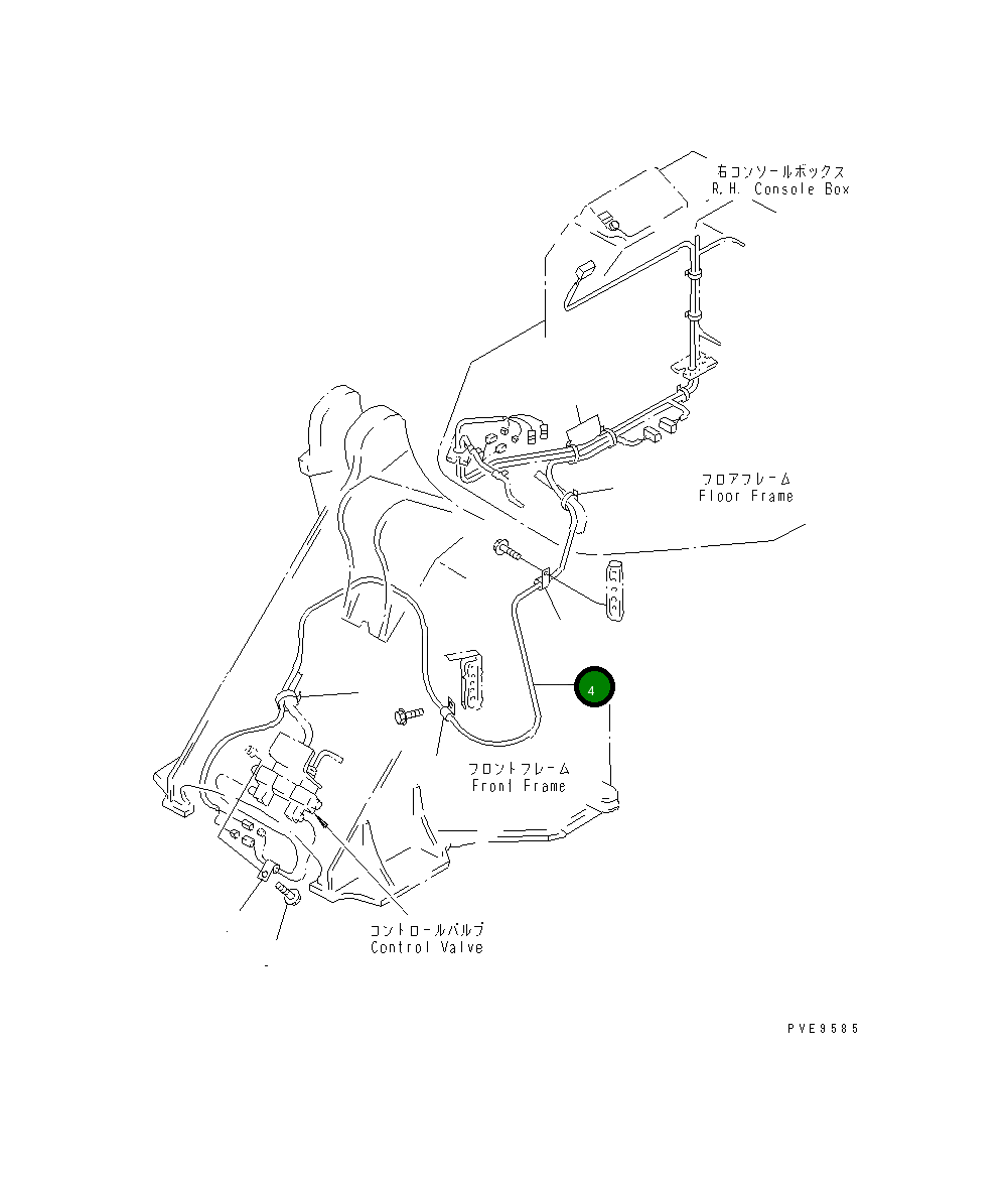 Жгут проводов 423-879-2190 Komatsu