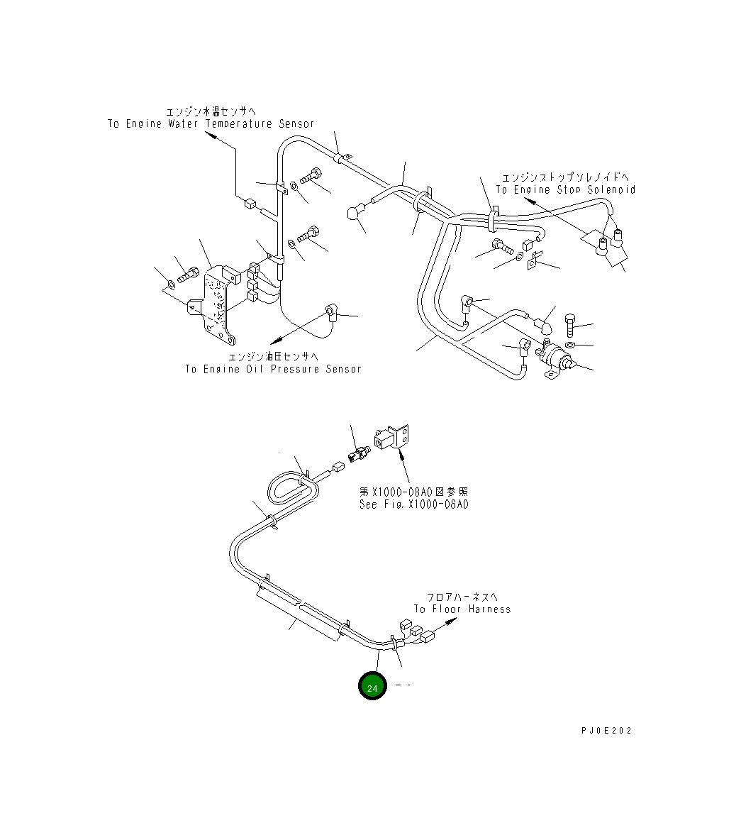 Жгут проводов 22A-06-11140 Komatsu