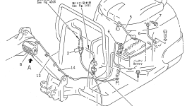 Кабель 21R-06-11220 Komatsu