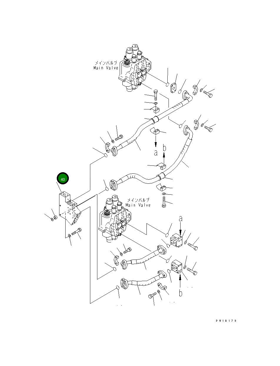 Блок 19M-61-33510 Komatsu