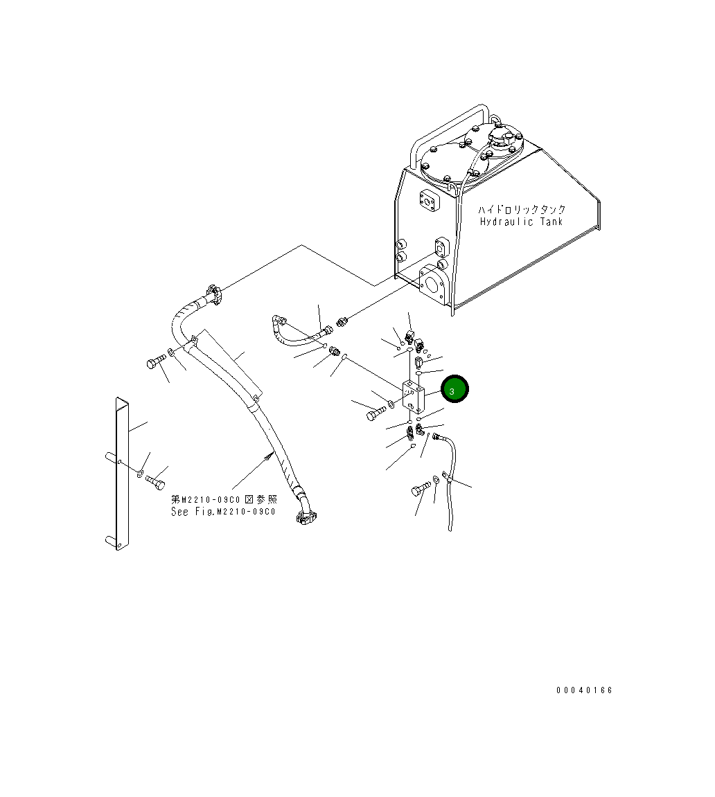 Блок 154-61-78360 Komatsu