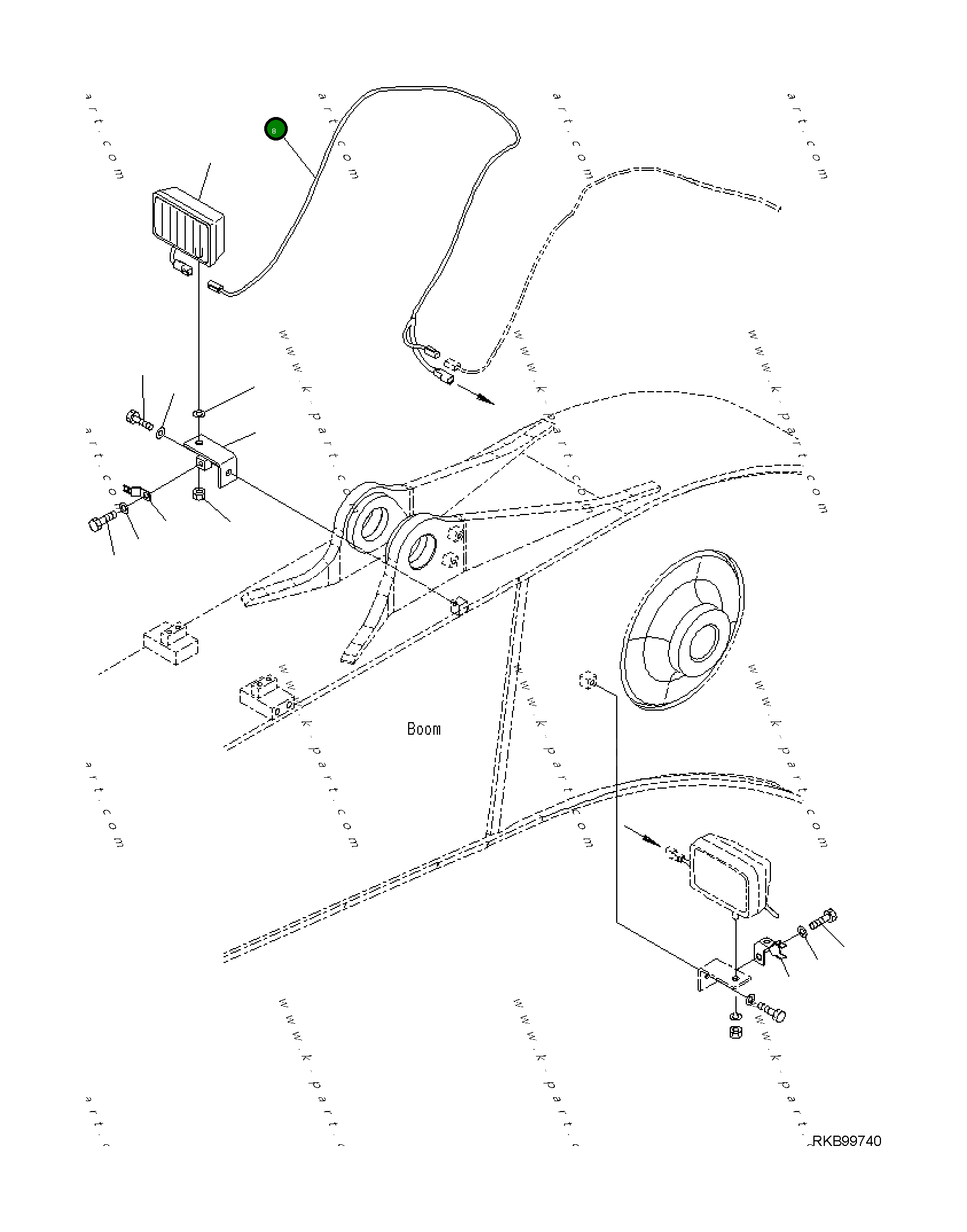 Жгут проводов 21K-06-41540 Komatsu